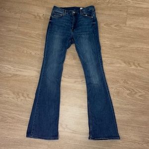 H&M flare high waist jeans